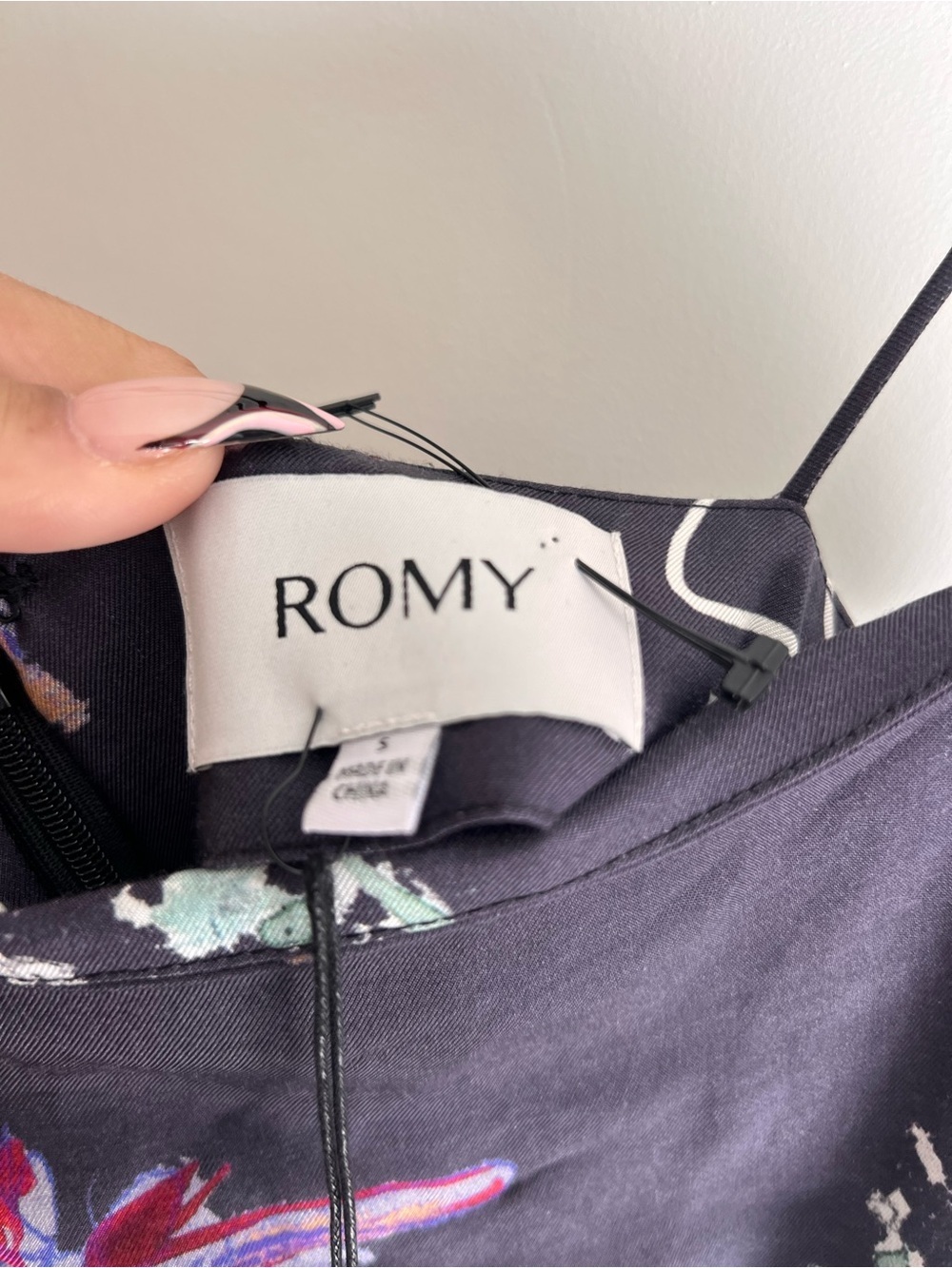 Romy Joy Graphic Print Maxi Slip Dress - Picture 7 of 7